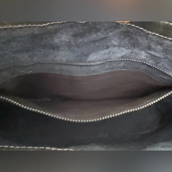 Gucci Navy Suede GG Monogram Web Stripe Shoulder Bag - Vintage - Picture 11 of 11